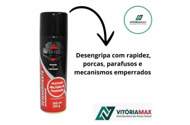 Desengripante Anti Ferrugem Gitanes Spray Lubrificante