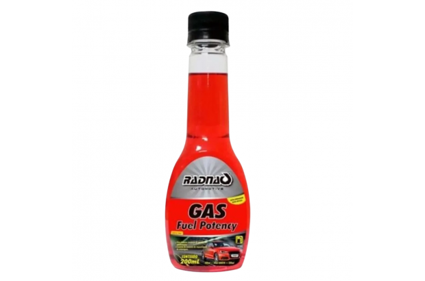 Aditivo de Combustível Gas Fuel Potency Radnaq 200ml – RQ1081-24