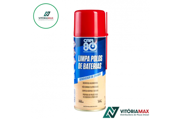 Limpa Polos De Bateria Removedor De Sujeira/zinabre Car 80