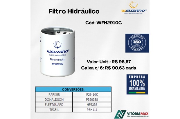 Filtro Do Óleo Hidráulico Máquina A.g.c.o Agrale Caterpillar