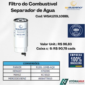 Filtro de Combustível Com Separador de Água  Caminhões e Ônibus Mercedes-Benz