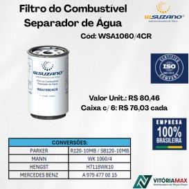 Filtro De Combustível Separador De Água  Mercedes Benz Copo Roscado