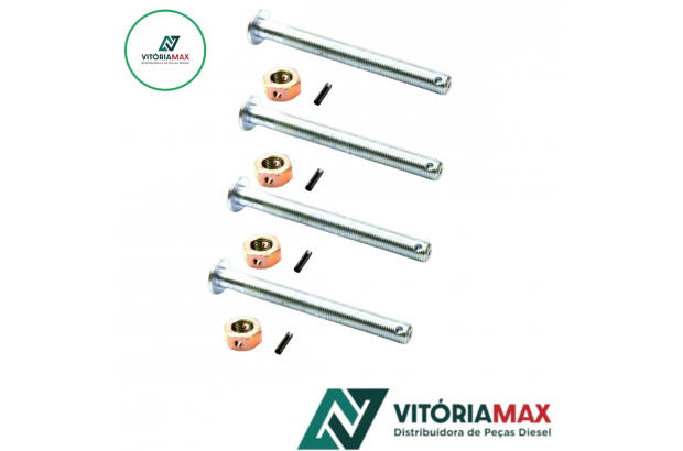 Kit 04 Parafusos Desatuador Cuíca Cilindro Jfa Qa1117f.