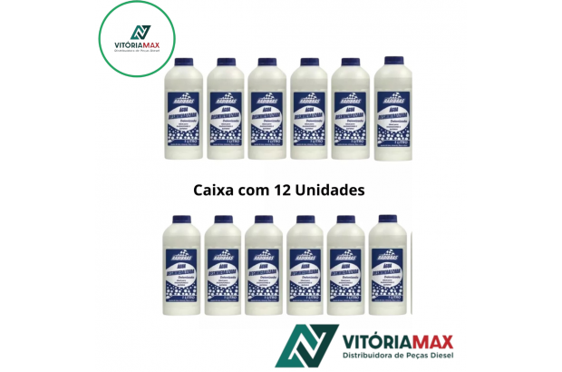 Kit Com 12 Águas Desmineralizadas Deionizadas 1l Radibras