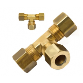 UNIÃO PORCA ANILHA COMPRESSÃO TEE- TUBO 12MM 